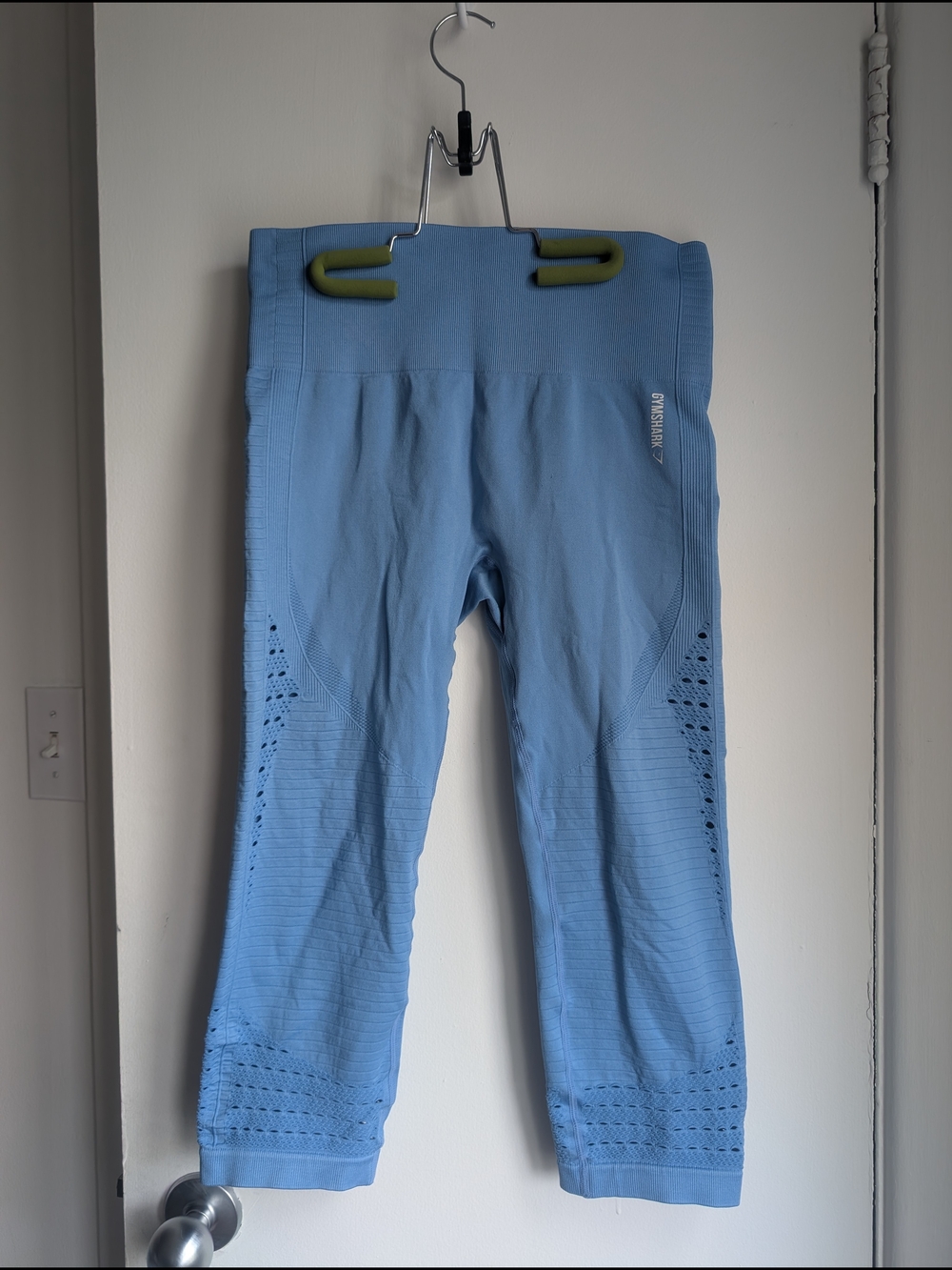 Gymshark Blue Energy Seamless 3/4 Leggings M/L